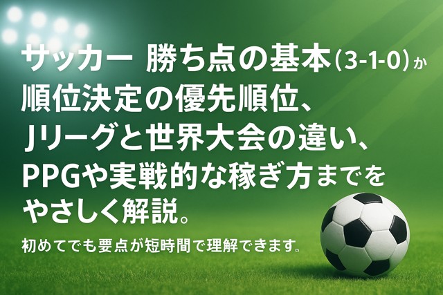soccer points system rules
