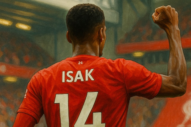 Isaac from behind