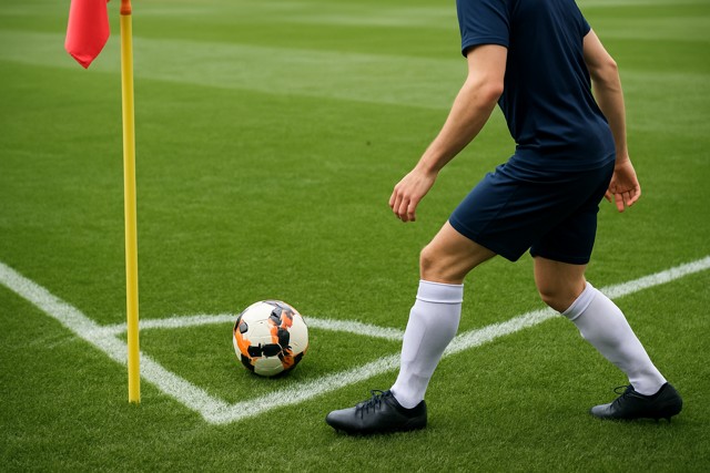 soccer corner kick play